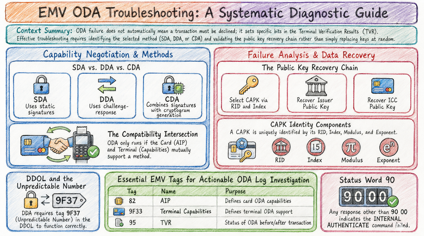 Featured image of post Debugging EMV Offline Data Authentication: DDA, CDA, DDOL and CAPKs