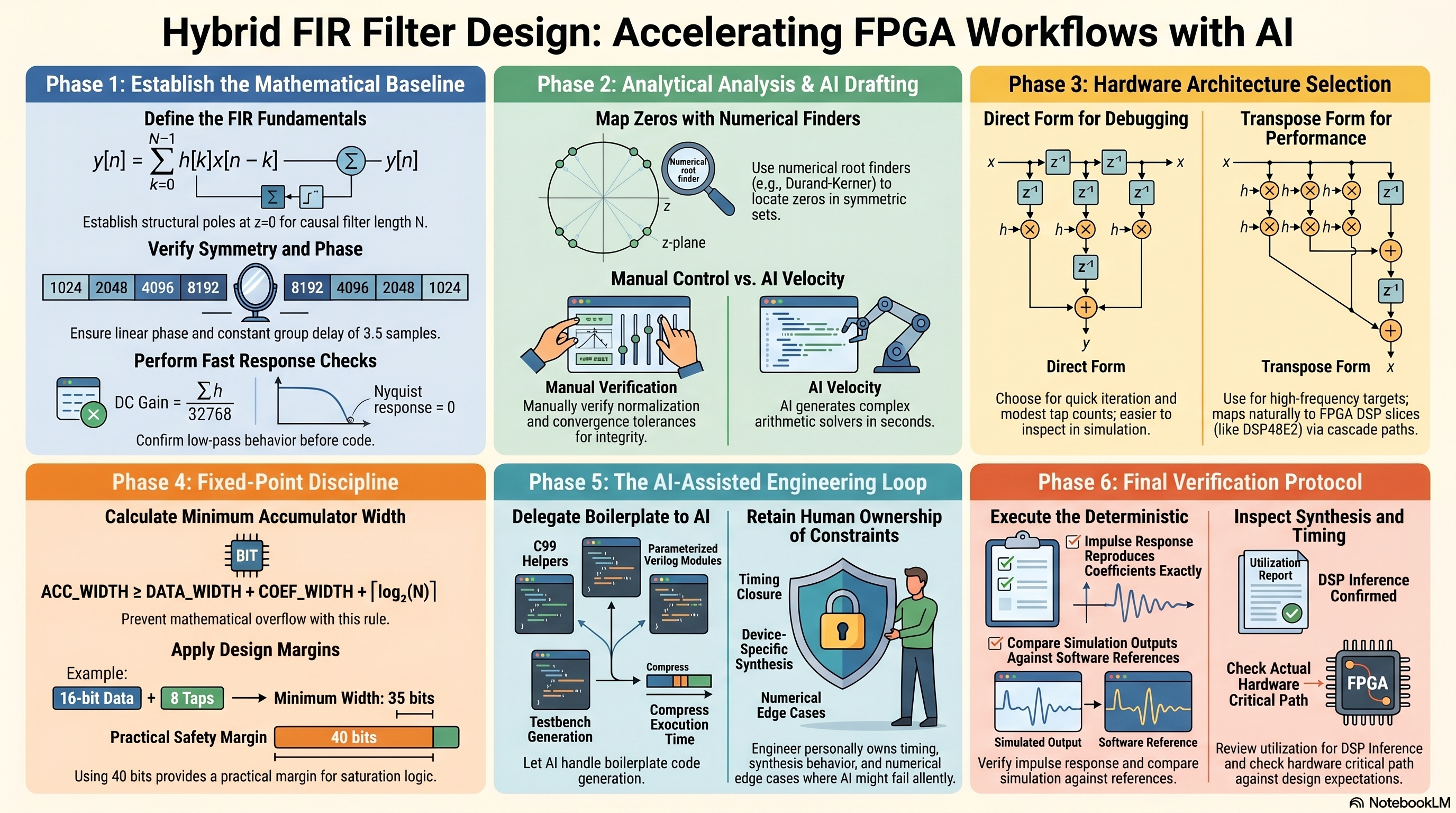 FIR design workflow diagram